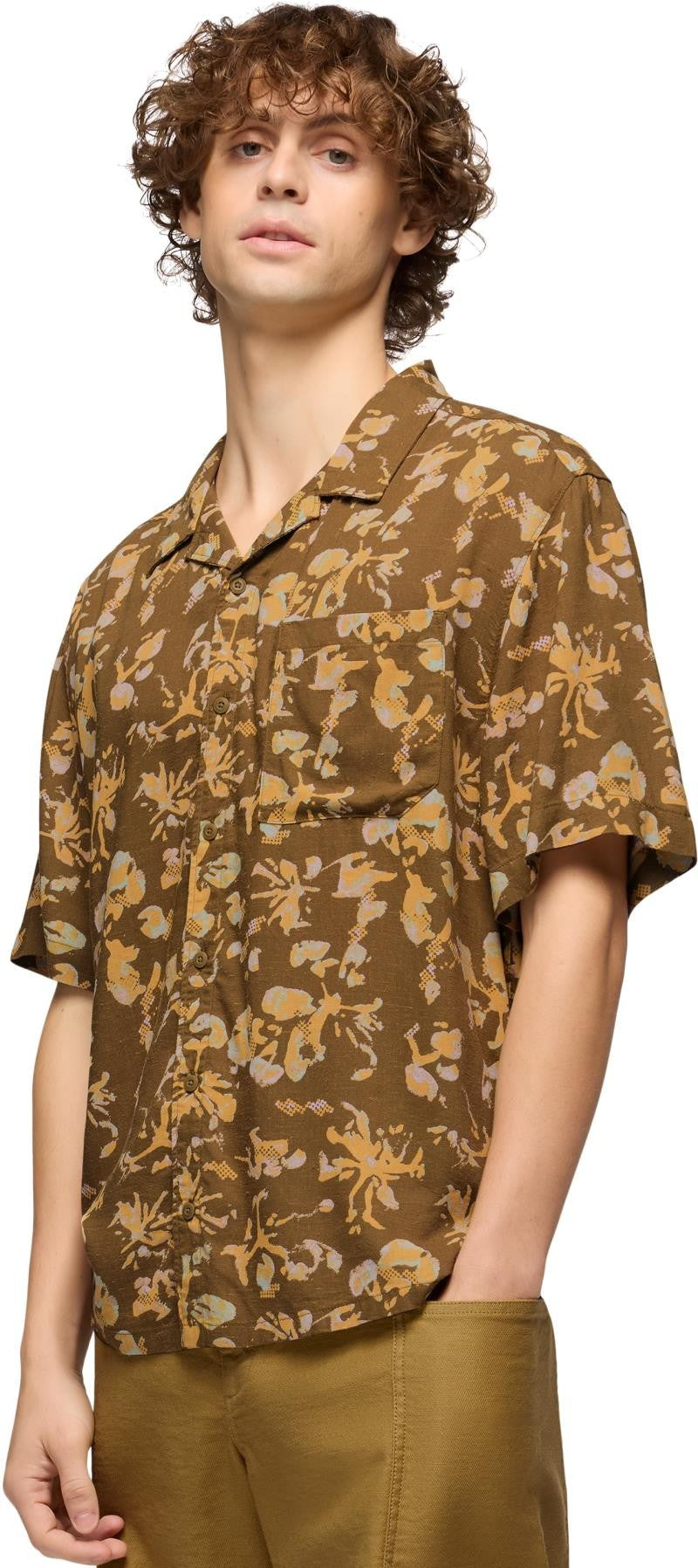 Peacepath Shirt - Mens - retro olive digibloom 1