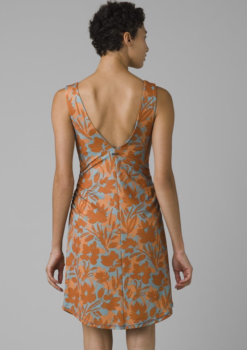 Pearl Isla Dress - faded poppy bloom 1