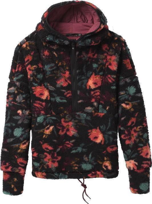 Polar Escape Half Zip - Womens - Black Fleur 1