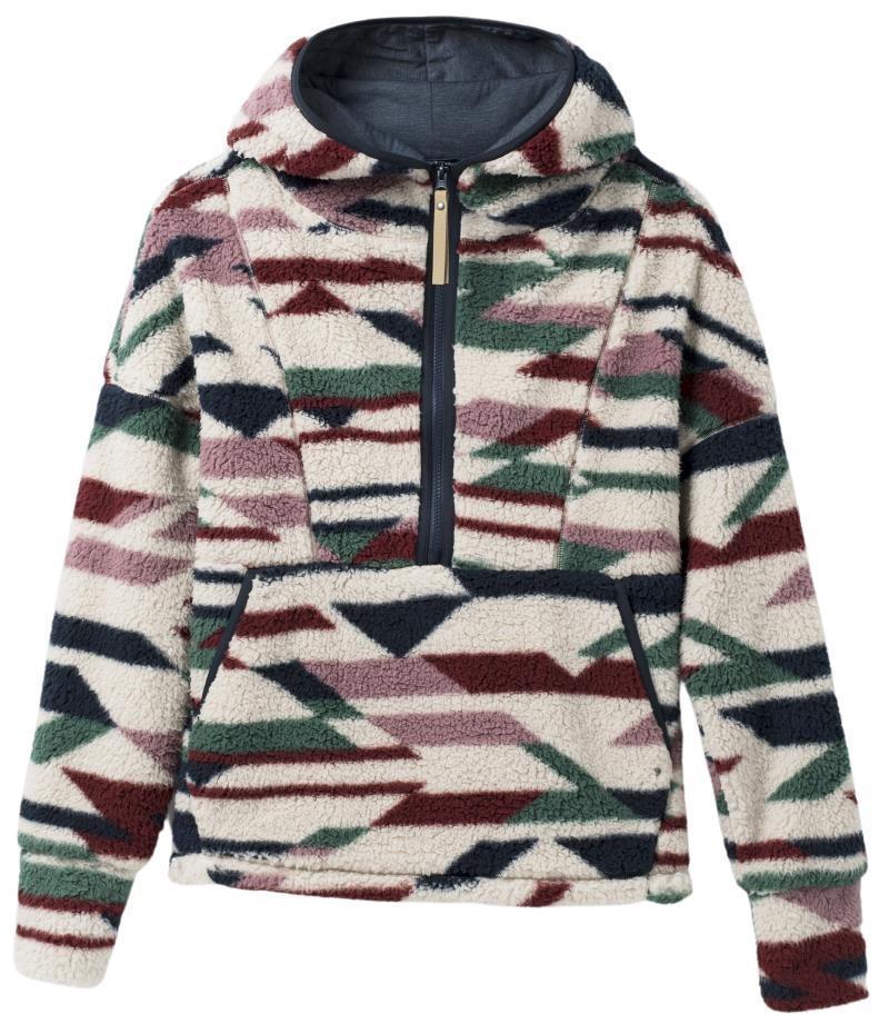 Polar Escape Half Zip - Womens - Maroon Geo 1