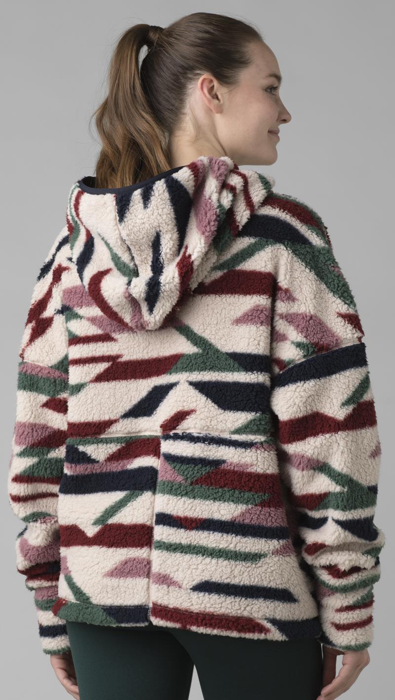 Polar Escape Half Zip - Womens - Maroon Geo 3