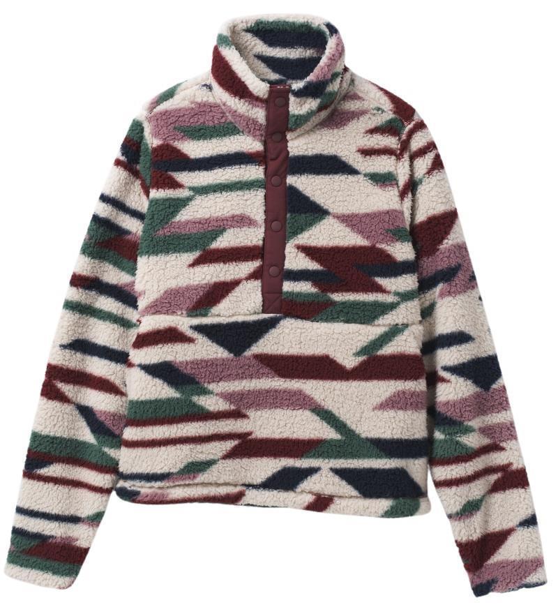 Polar Escape Snap Up - Womens - Maroon Geo 1