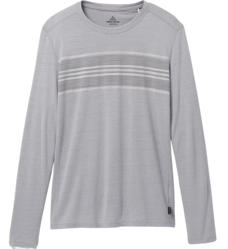 Prospect Heights Graphic LS - Mens - grey stripe 1