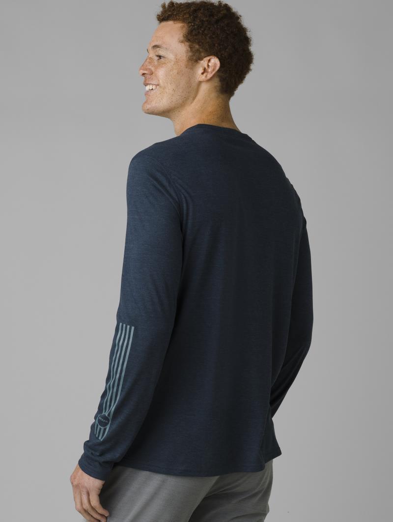 Prospect Heights Graphic LS - Mens - nautical multi stripe 1