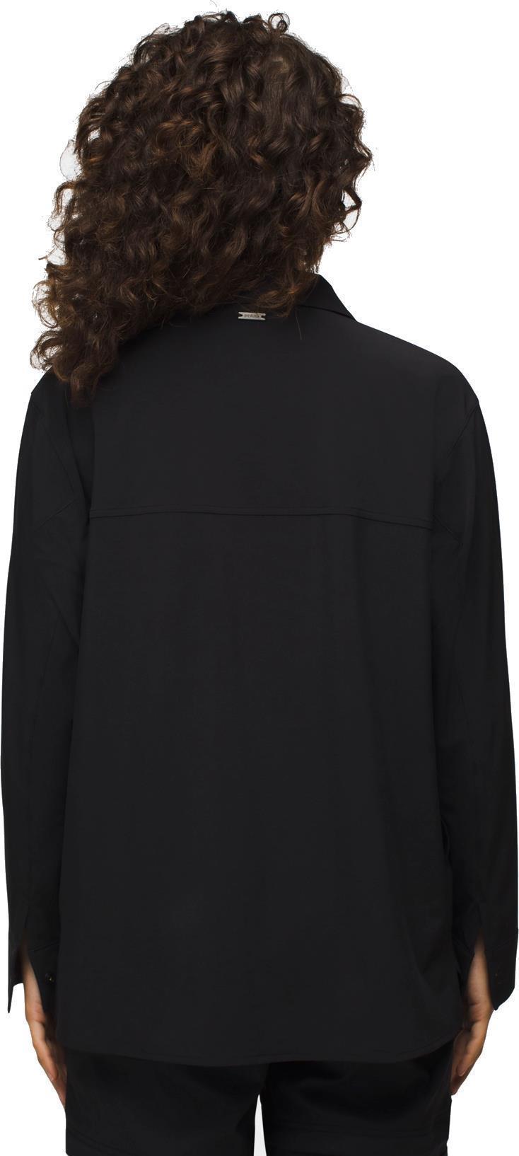 Railay LS Button Down - Womens - Black 3