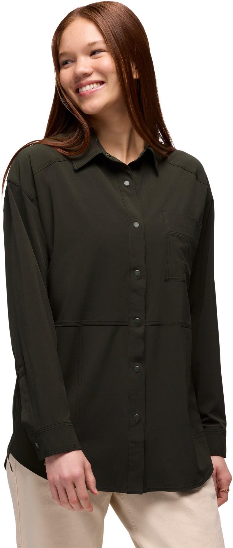 Railay Oversized Button Down - Womens - nori 1