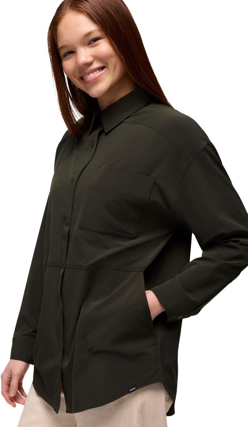 Railay Oversized Button Down - Womens - nori 1