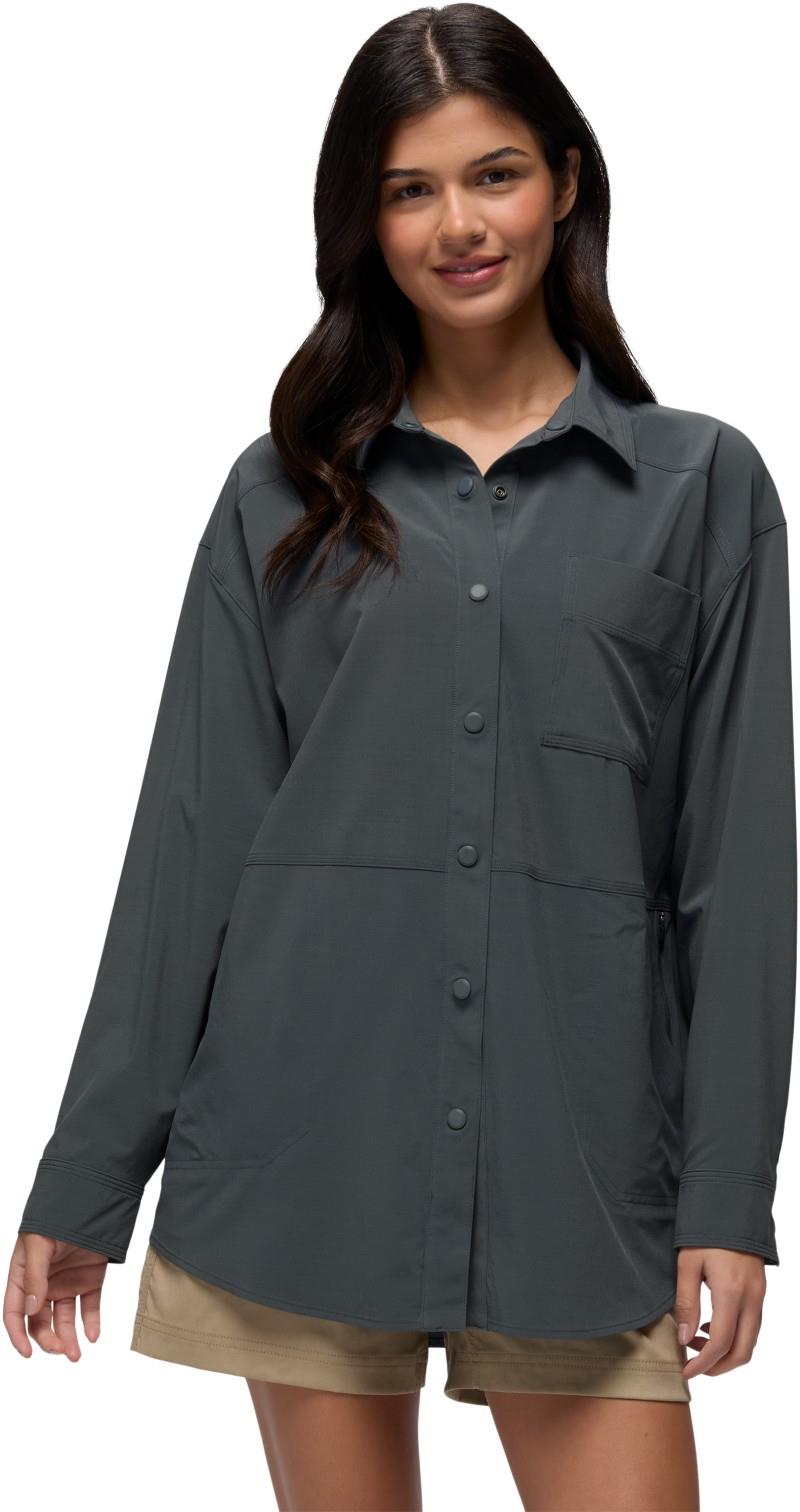 Railay Oversized Button Down - Womens - thundercloud 1