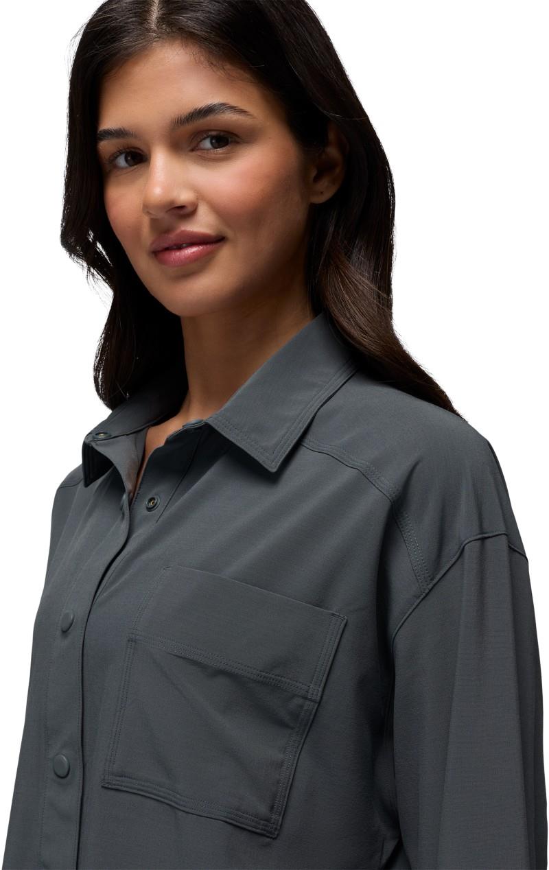Railay Oversized Button Down - Womens - thundercloud 1