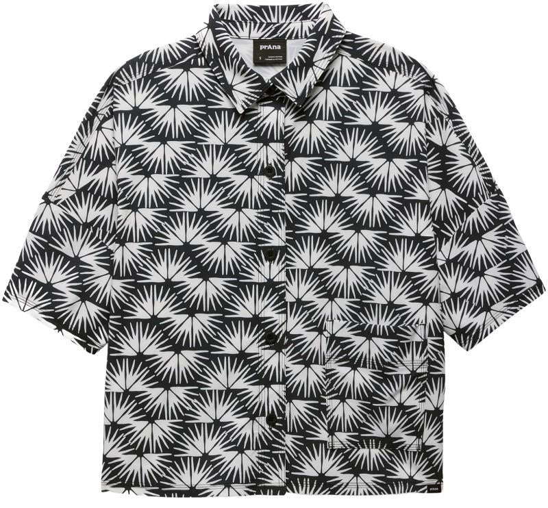Railay SS Button Down - Womens - black sunburst 1