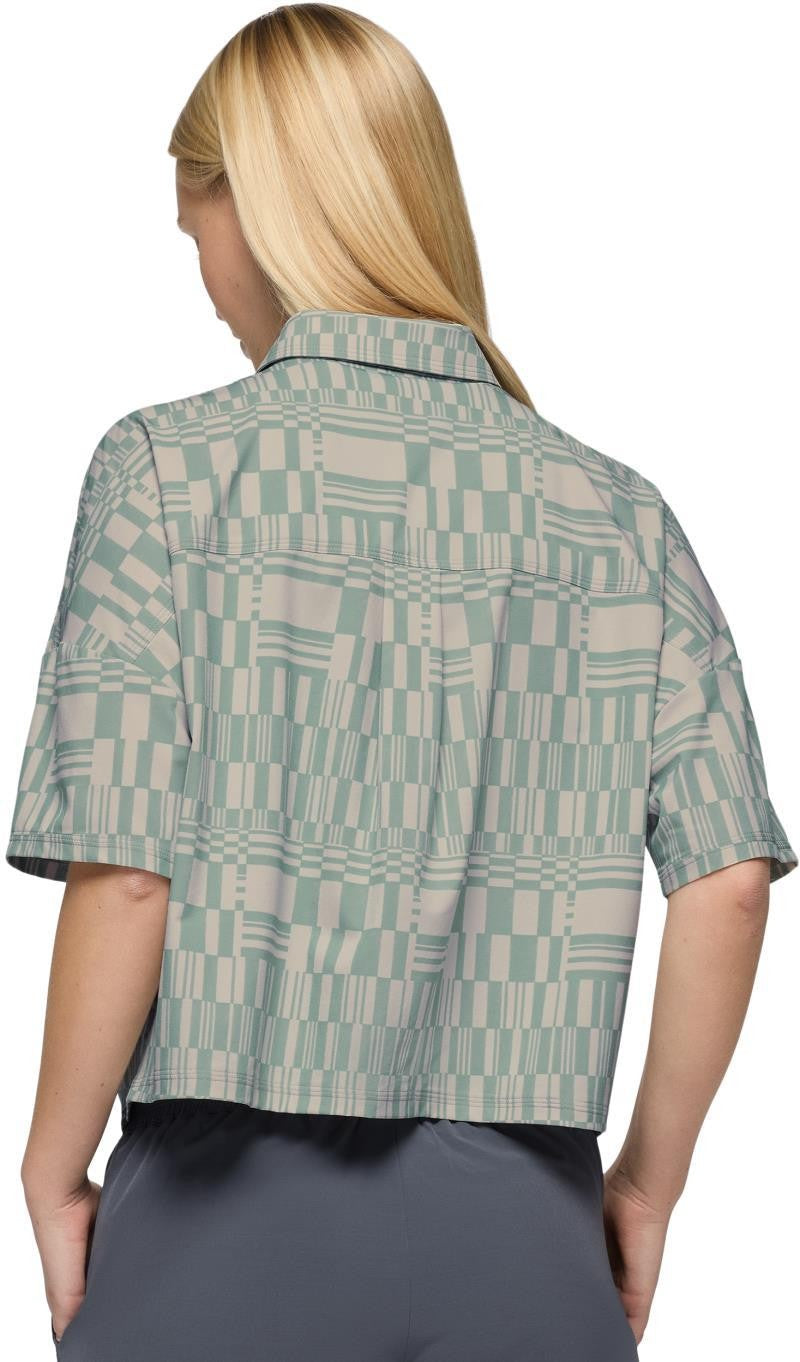 Railay SS Button Down - Womens - saltwater drops 1
