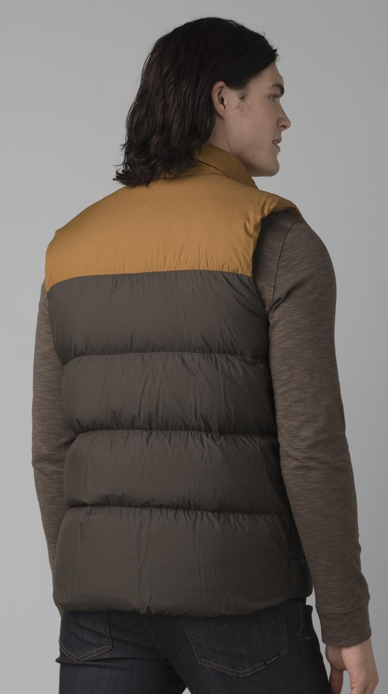 Red Slate Vest - Mens - walnut colorblock 1