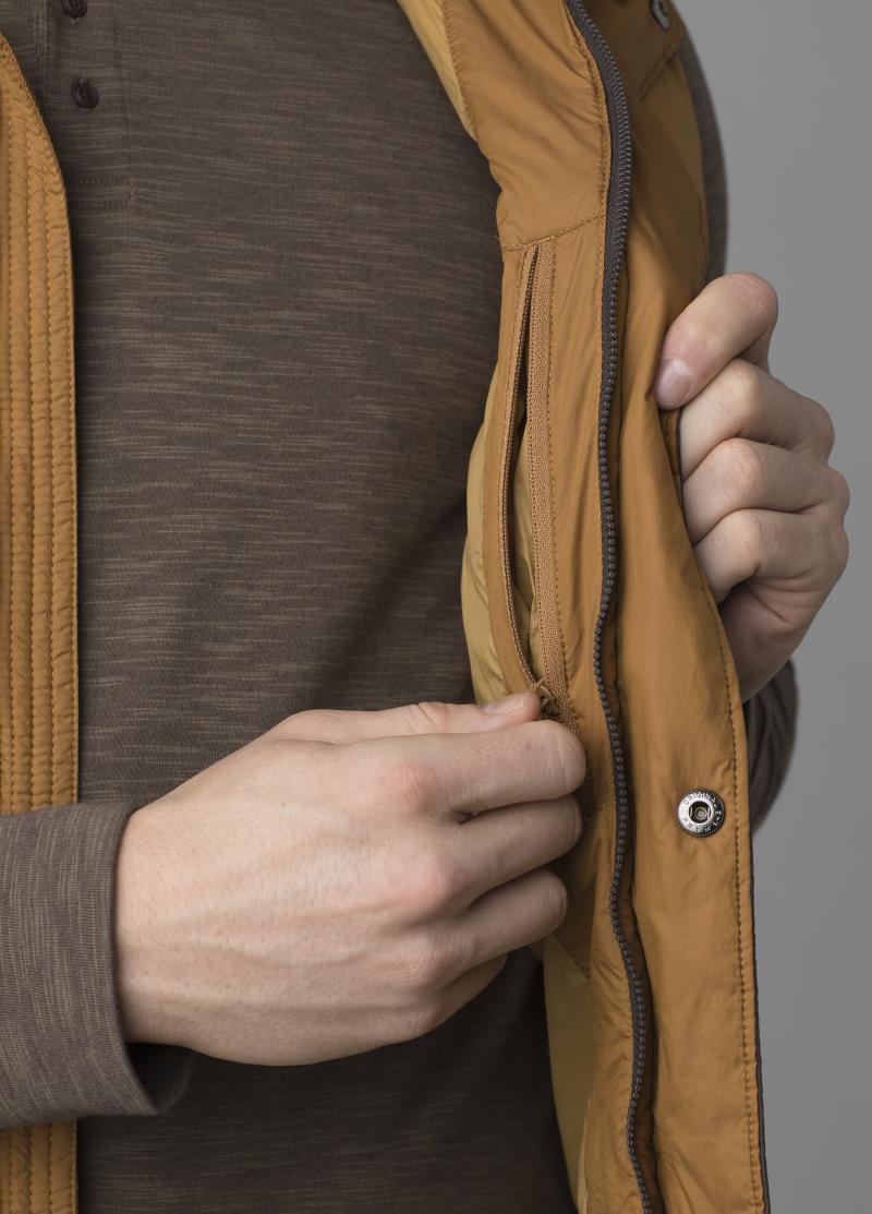 Red Slate Vest - Mens - walnut colorblock 1