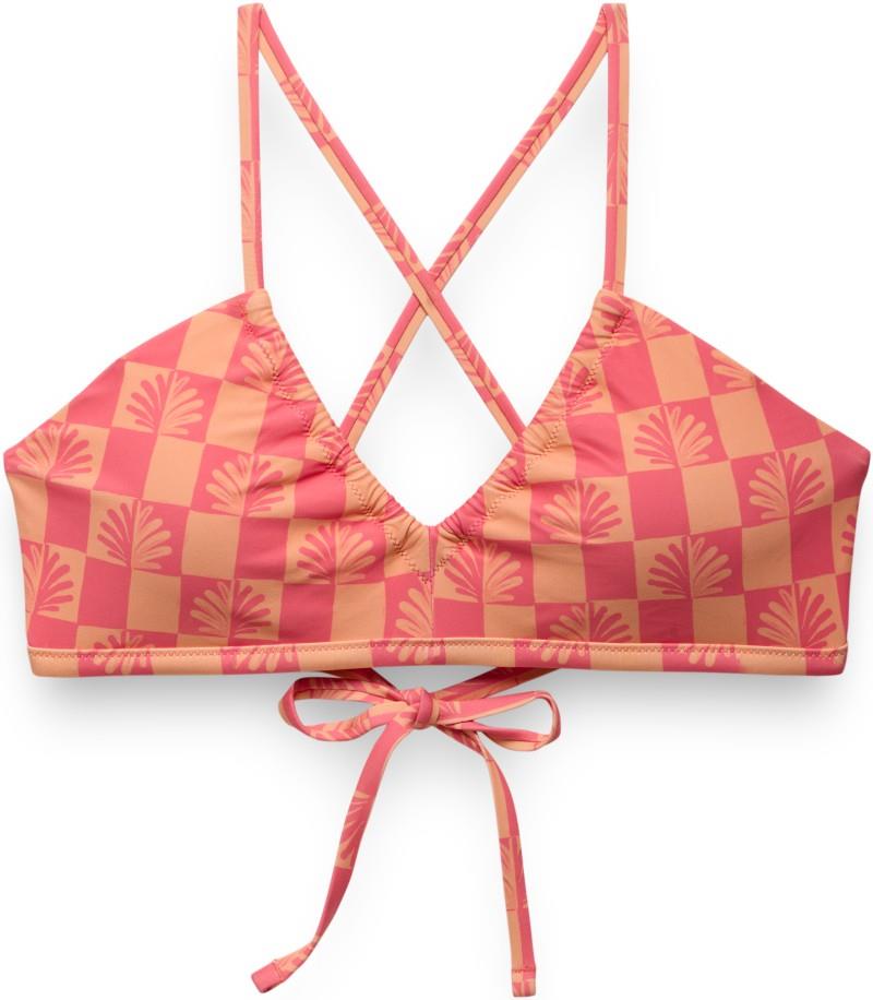 Reef Break Adjustable Top - Womens - guava pop checker 1