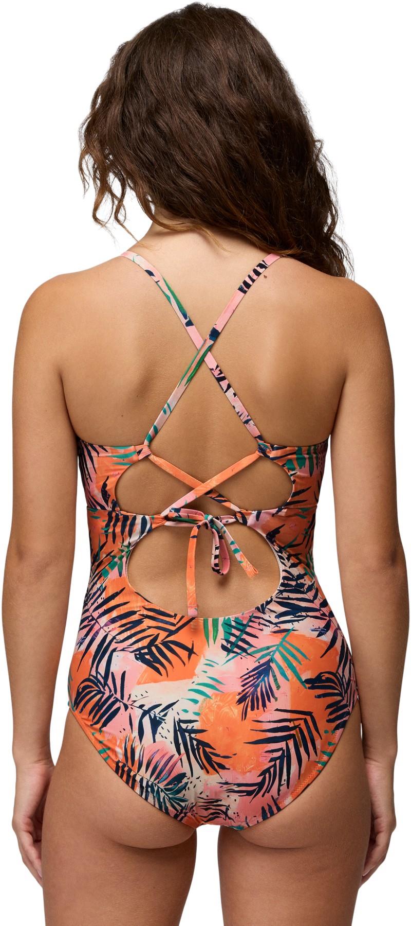Reef Break One Piece - Womens - papaya island fever 1