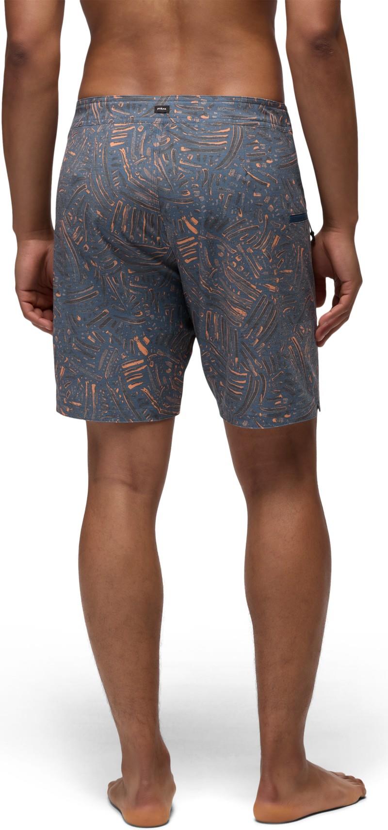 Rock Shock BoardShorts, 8" Inseam - Mens - bluff blue marks 1