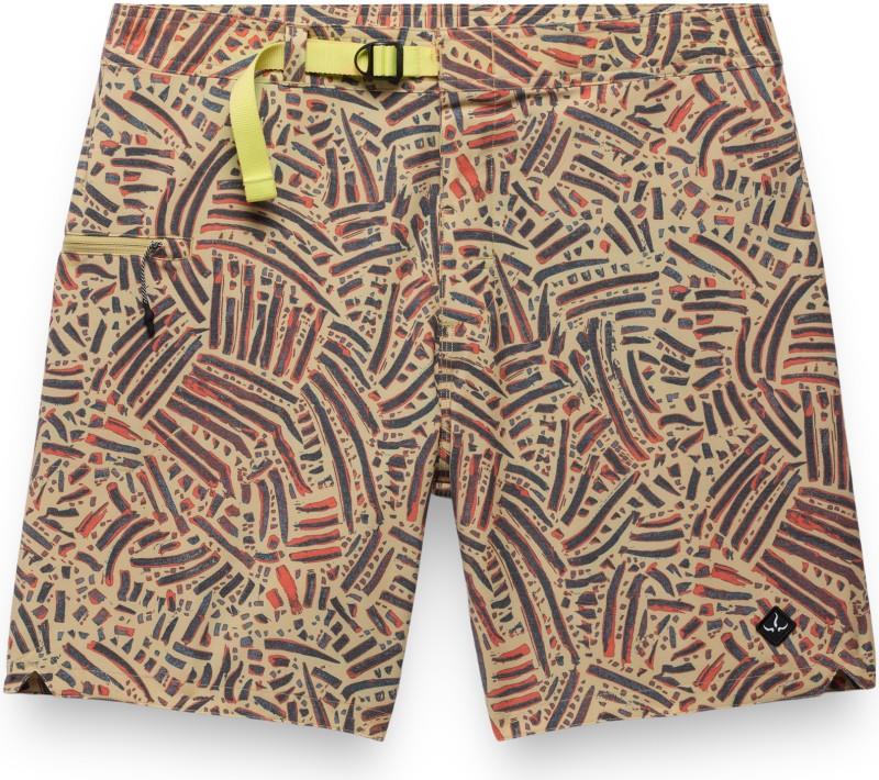 Rock Shock BoardShorts, 8" Inseam - Mens - jackfruit marks 1