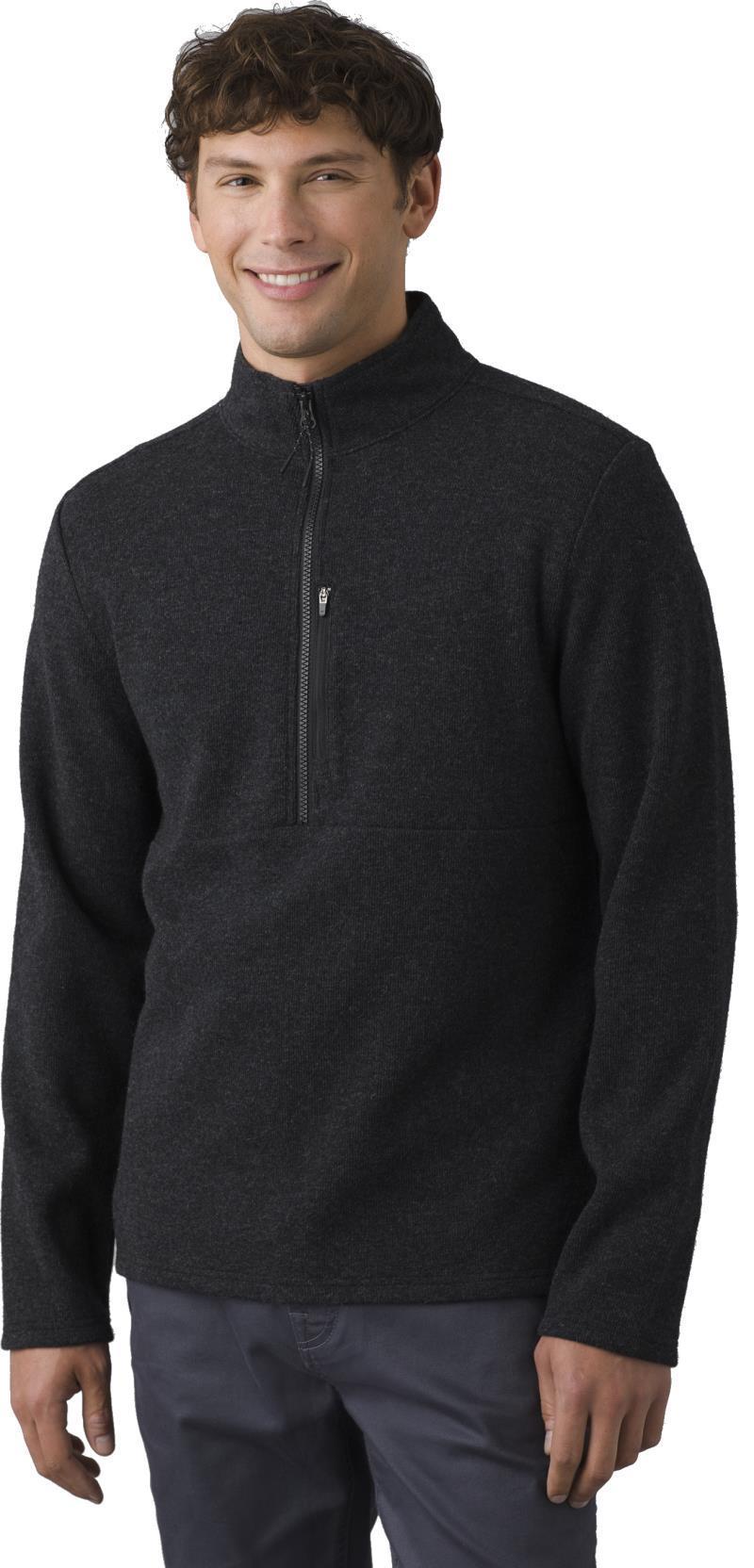 Route Tracker Sweater Jacket - Mens - dark iron heather 1
