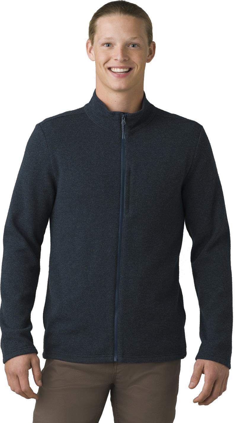 Route Tracker Sweater Jacket - Mens - nautical heather 1