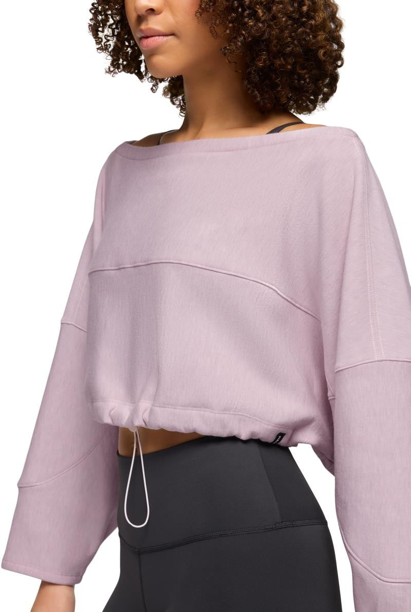 Sacred Space Cinched Crop - Womens - luminous heather 1