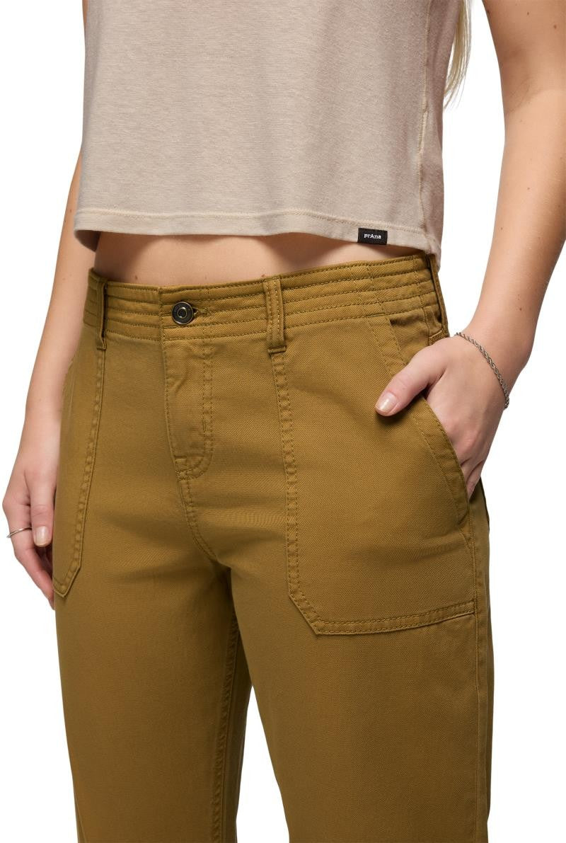 Sancho Boyfriend Pants, Reg - Womens - retro olive 1