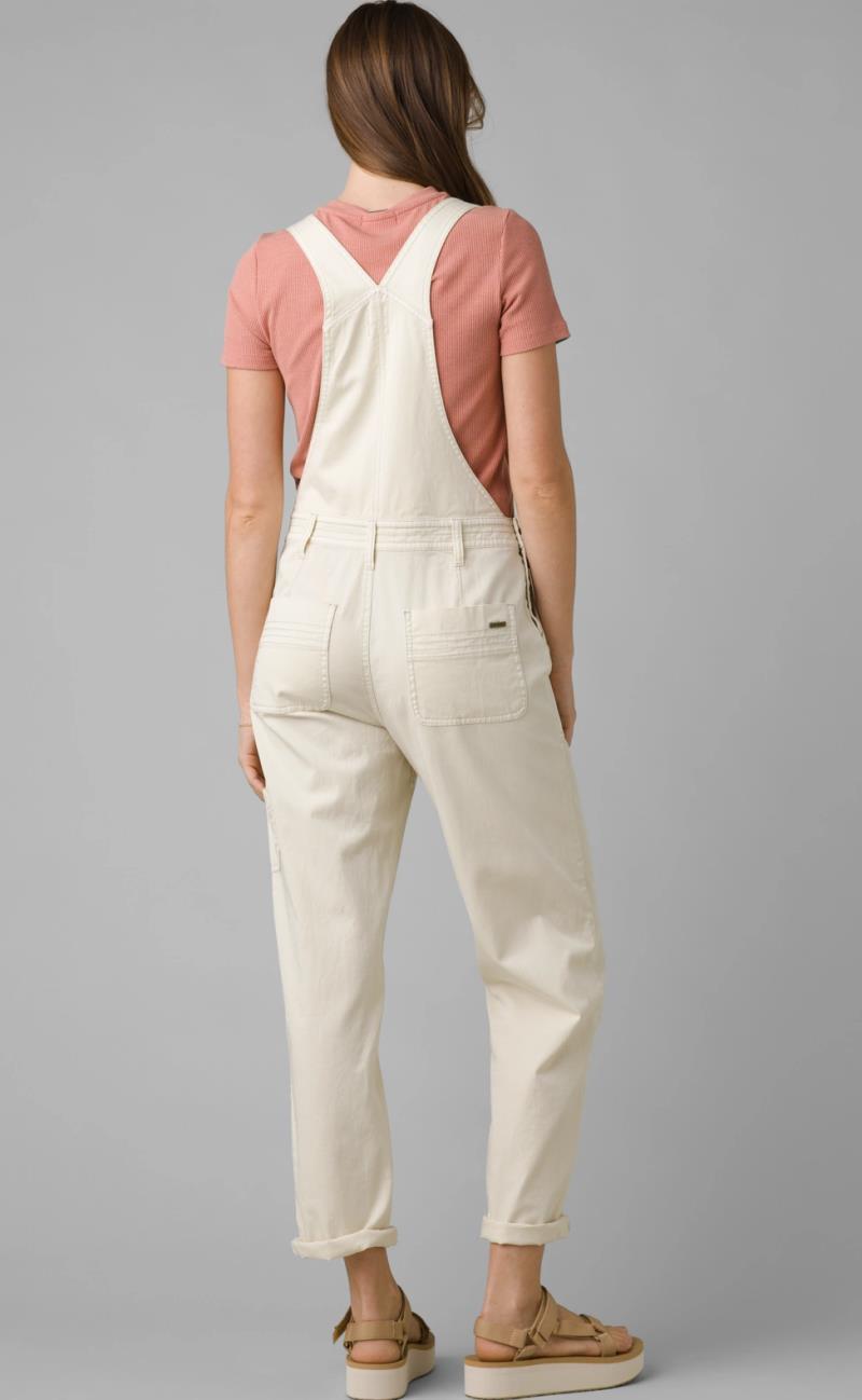 Sancho Overalls - Womens - Chalk 3