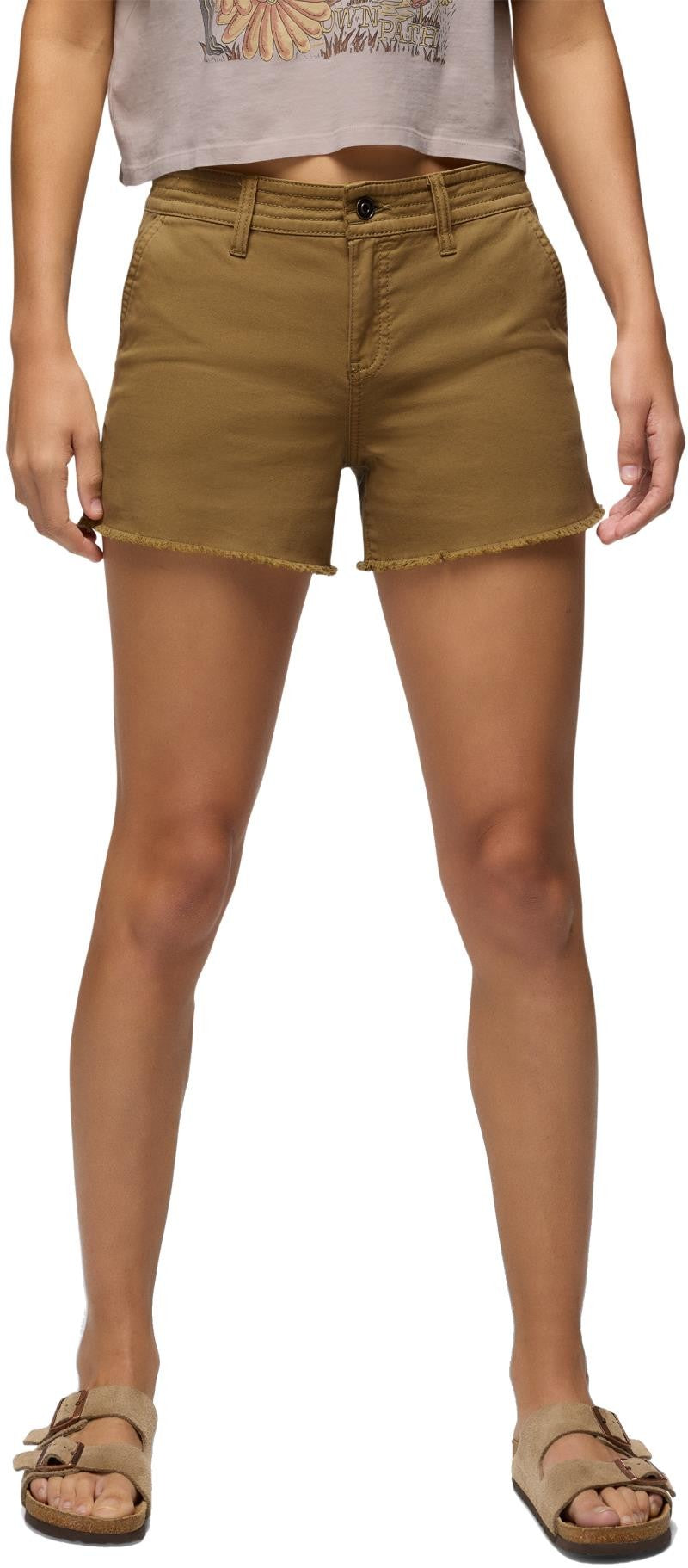 Sancho Shorts, 4" Inseam - Womens - retro olive 1