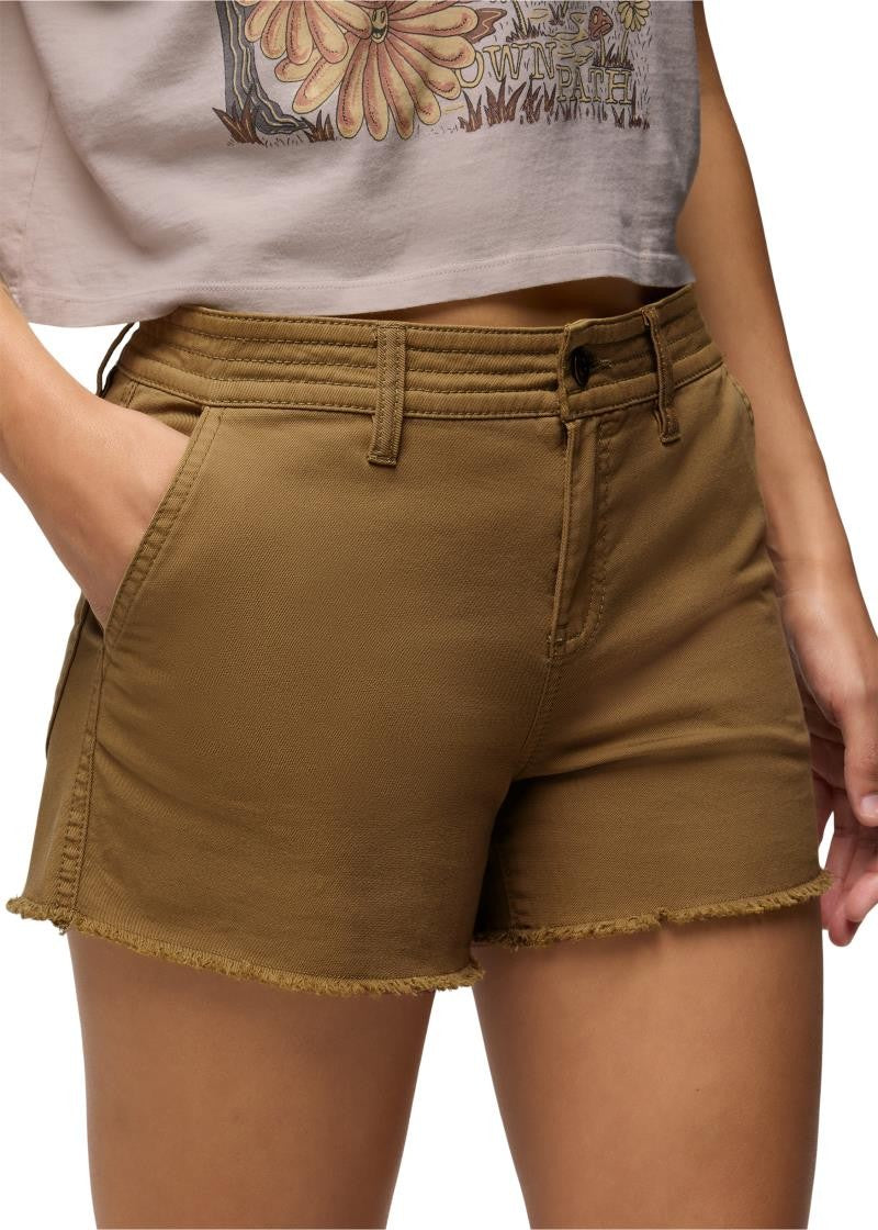 Sancho Shorts, 4" Inseam - Womens - retro olive 1