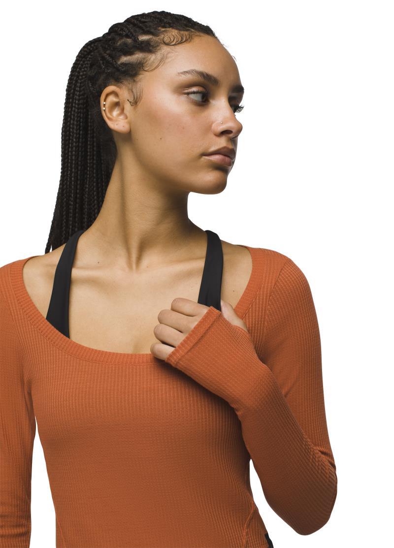 Send Off LS - Womens - Terracotta 3