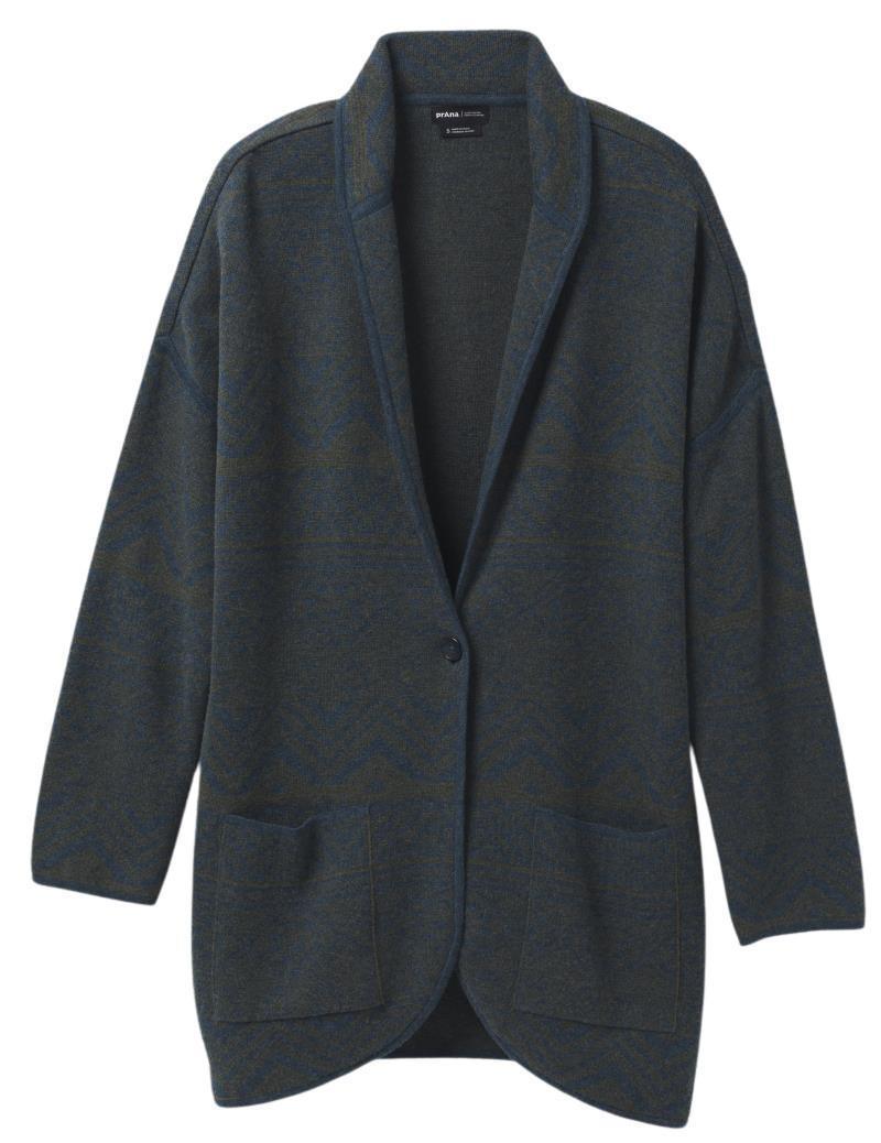 Sevie Cardigan - Womens - Dark Sky Intarsia 1