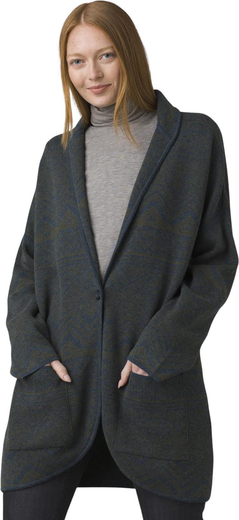 Sevie Cardigan - Womens - Dark Sky Intarsia 2