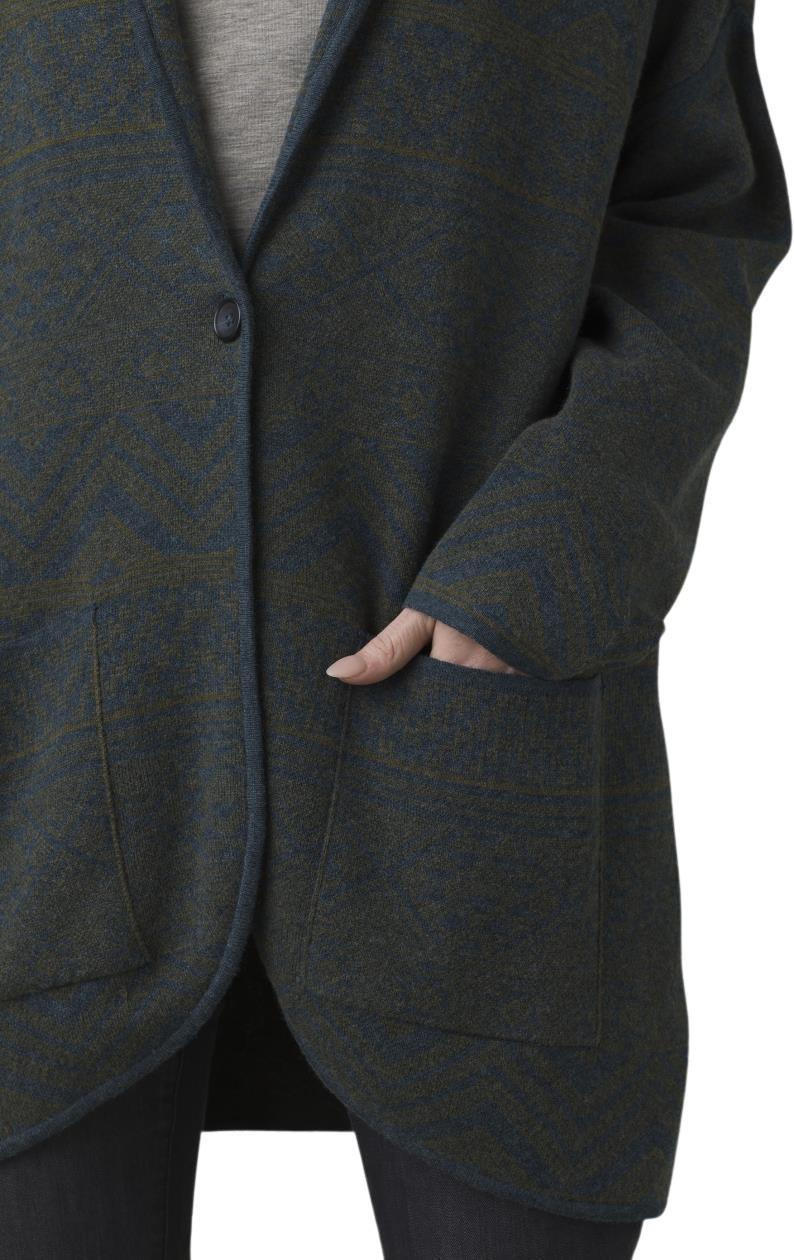 Sevie Cardigan - Womens - Dark Sky Intarsia 4