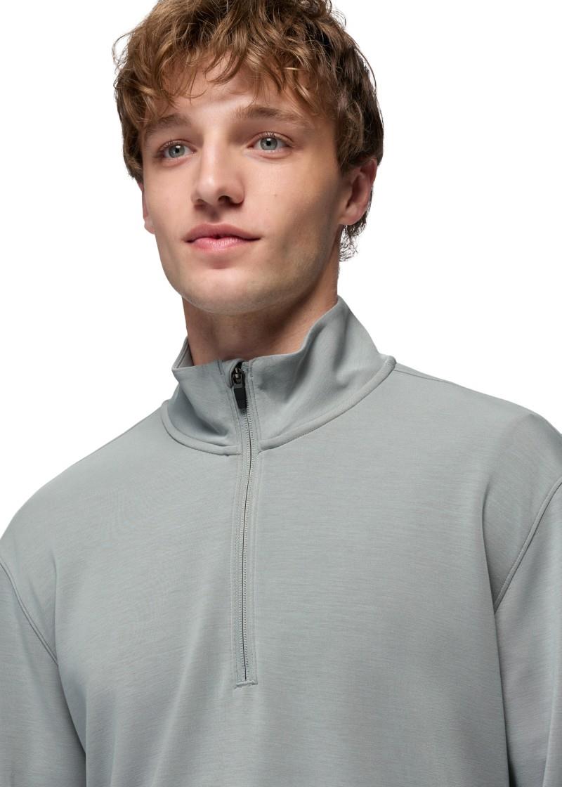 Shea Soft 1/4 Zip - Mens - sterling 1