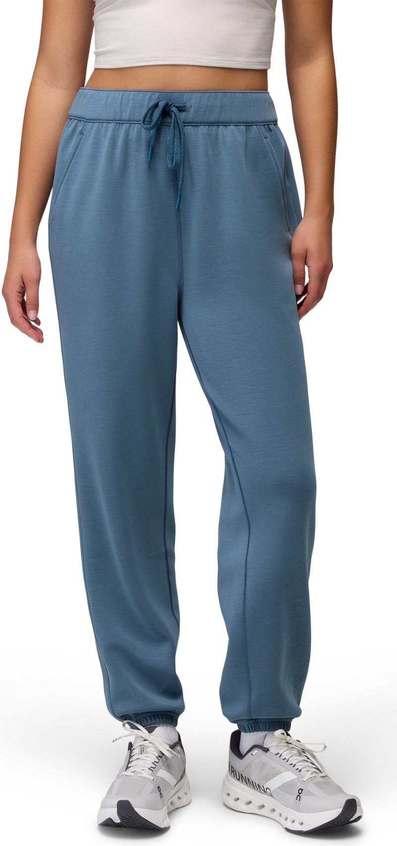 Shea Soft High Rise Joggers - Womens - bluff blue 1