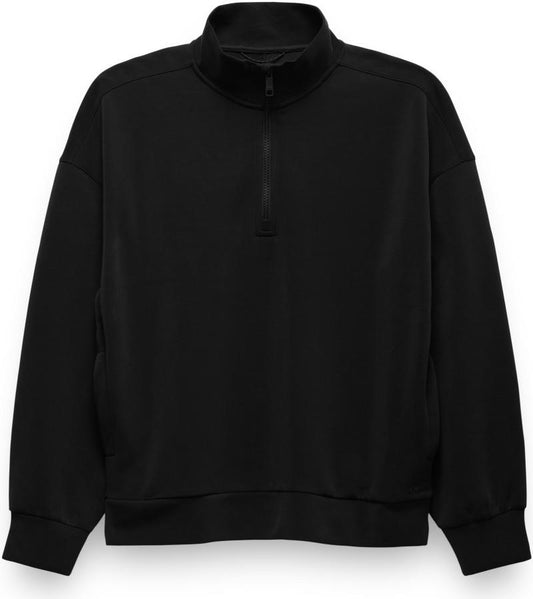 Shea Soft Relaxed Half Zip - Womens - black 1