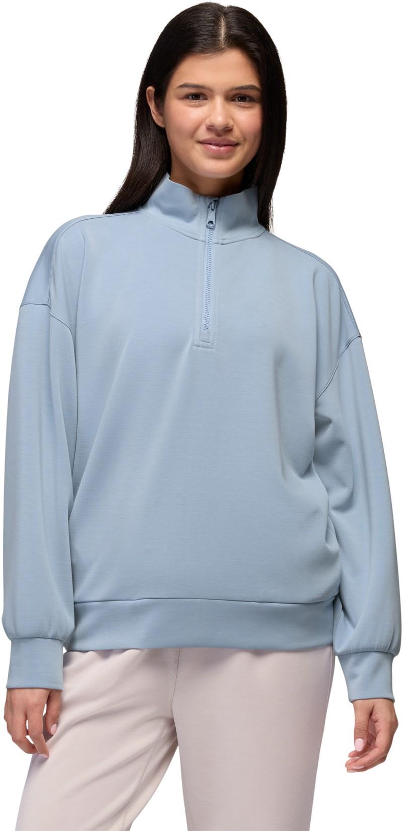 Shea Soft Relaxed Half Zip - Womens - glacier skies 1
