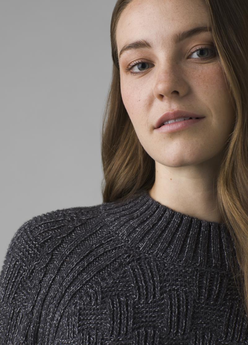 Sky Meadow Sweater - Womens - charcoal 1