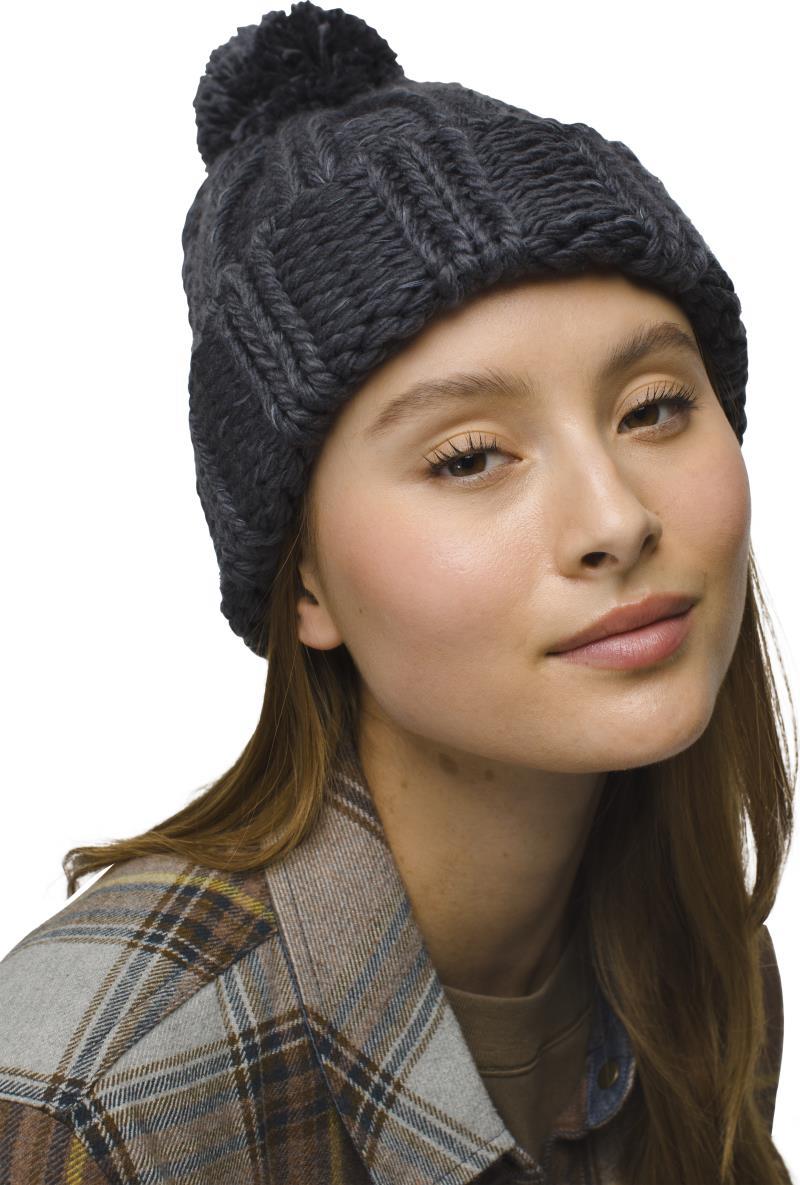Snow Crystal Beanie - Charcoal 2