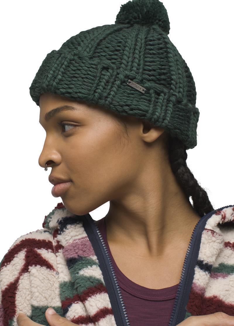Snow Crystal Beanie - Evergreen 2