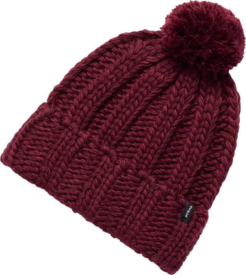 Snow Crystal Beanie - deep vino 1