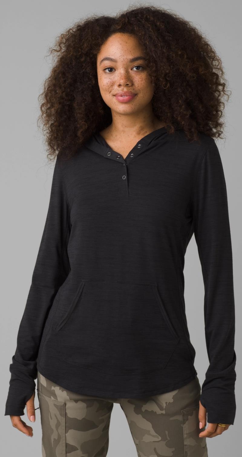 Sol Protect Hoodie - Womens - Black 2