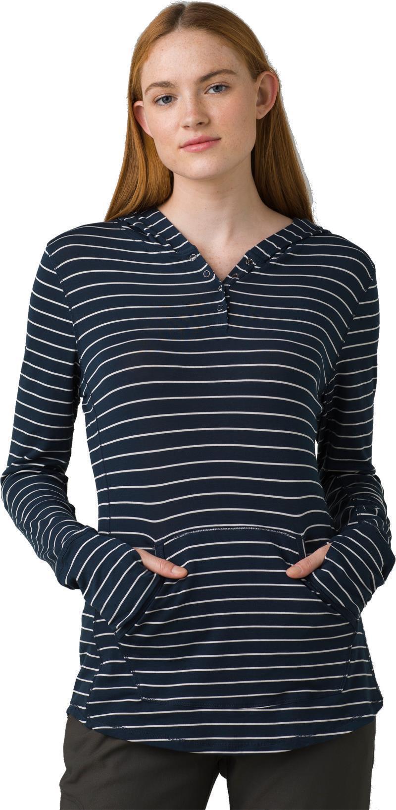 Sol Protect Hoodie - Womens - Nautical Stripe 2