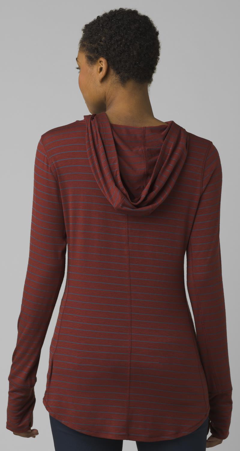Sol Protect Hoodie - Womens - Rhubarb Stripe 3