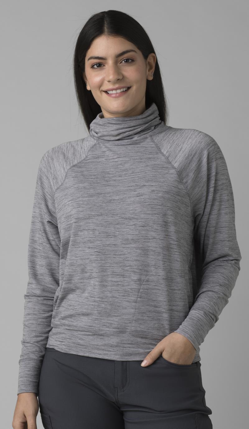 Sol Protect Turtleneck - Womens - Heather Grey 2