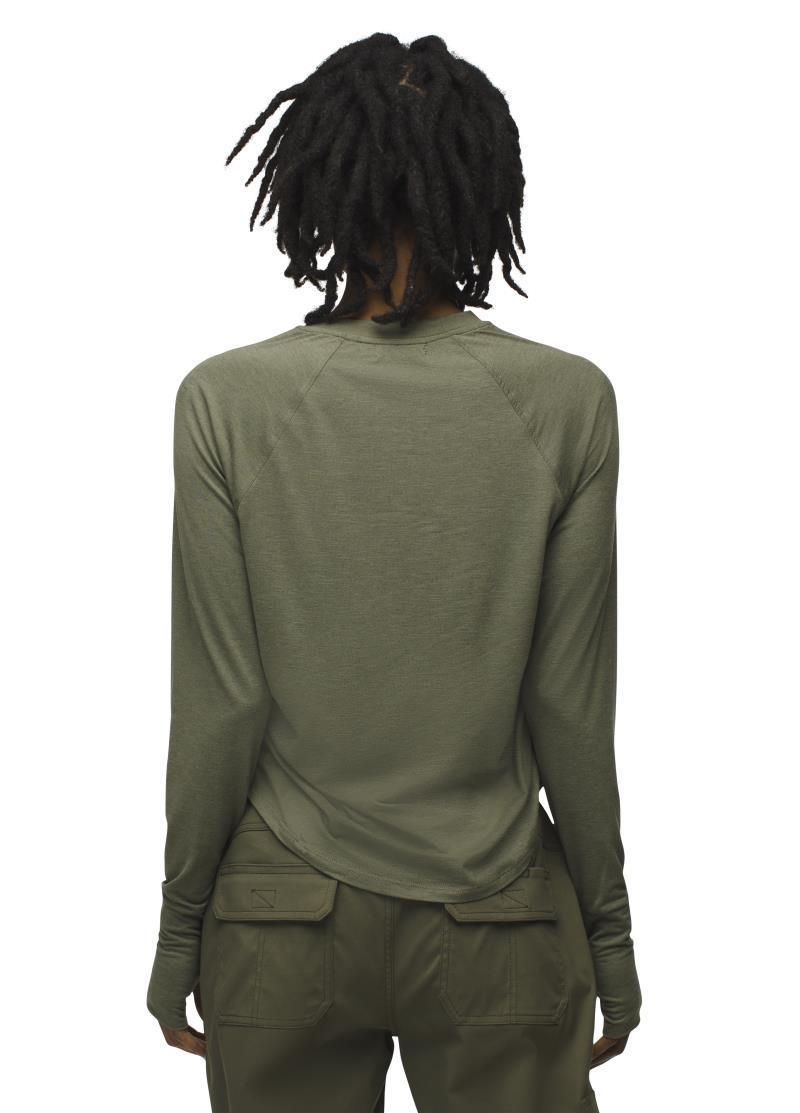 Sol Searcher LS Crew - Womens - Rye Green 3