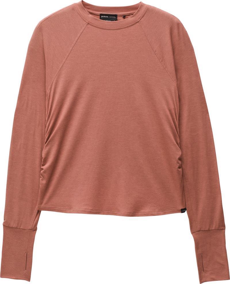 Sol Searcher LS Crew - Womens - Terracotta 1