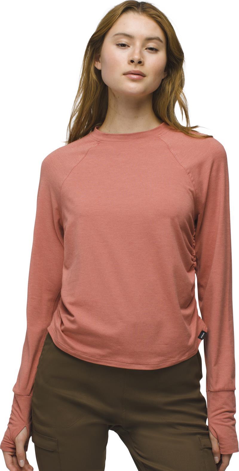 Sol Searcher LS Crew - Womens - Terracotta 2