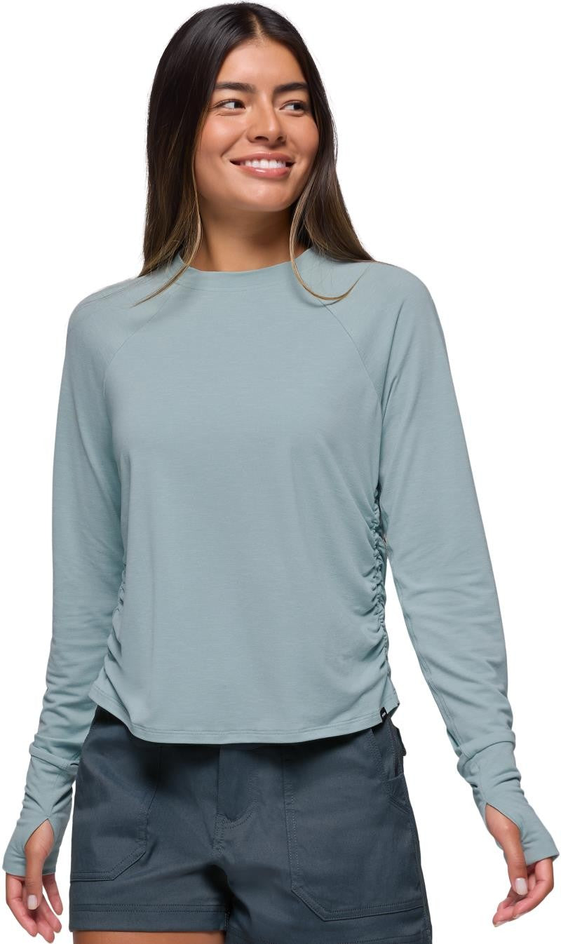 Sol Searcher LS Crew - Womens - saltwater 1