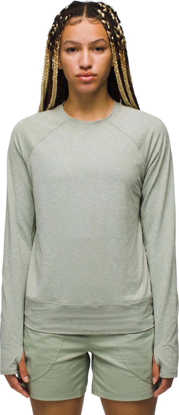 Sol Searcher LS Top - Womens - Juniper Green 2