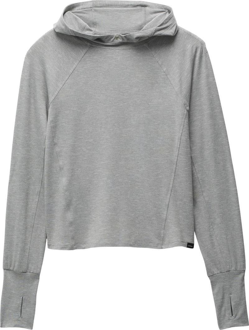Sol Searcher Sun Hoodie - Womens - Heather Grey 1